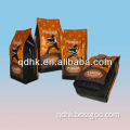block bottom plastic packaging coffee bags